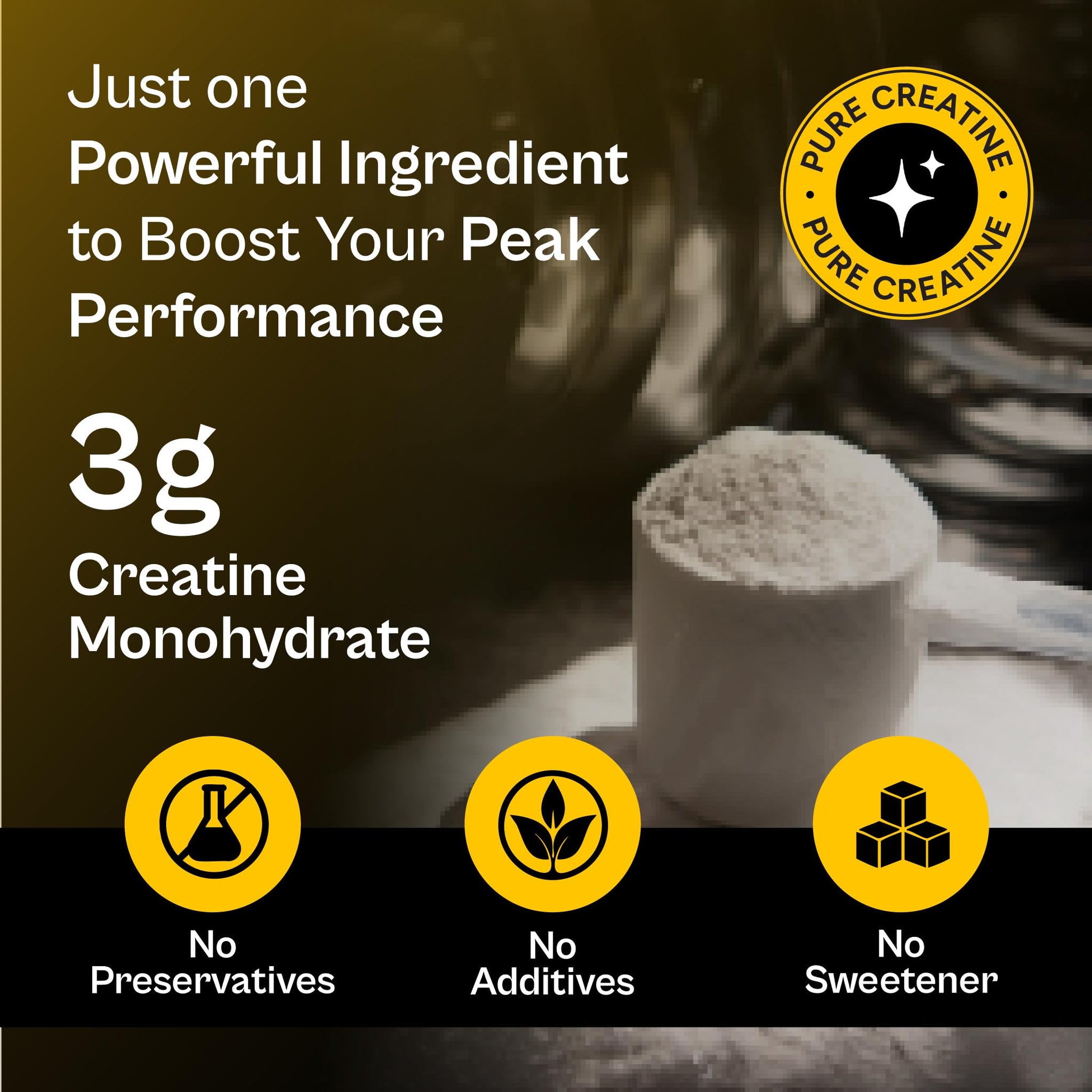 TATA 1MG Micronized Creatine Monohydrate, Nutritional Supplement, Zero Calories, Adult Formula - packaging (30)