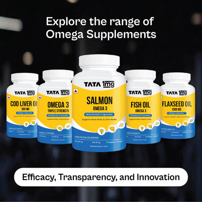 TATA 1MG Omega-3 Fish Oil Supplement, Triglyceride Form with EPA, DHA & Vitamin E - ingredients panel (22)