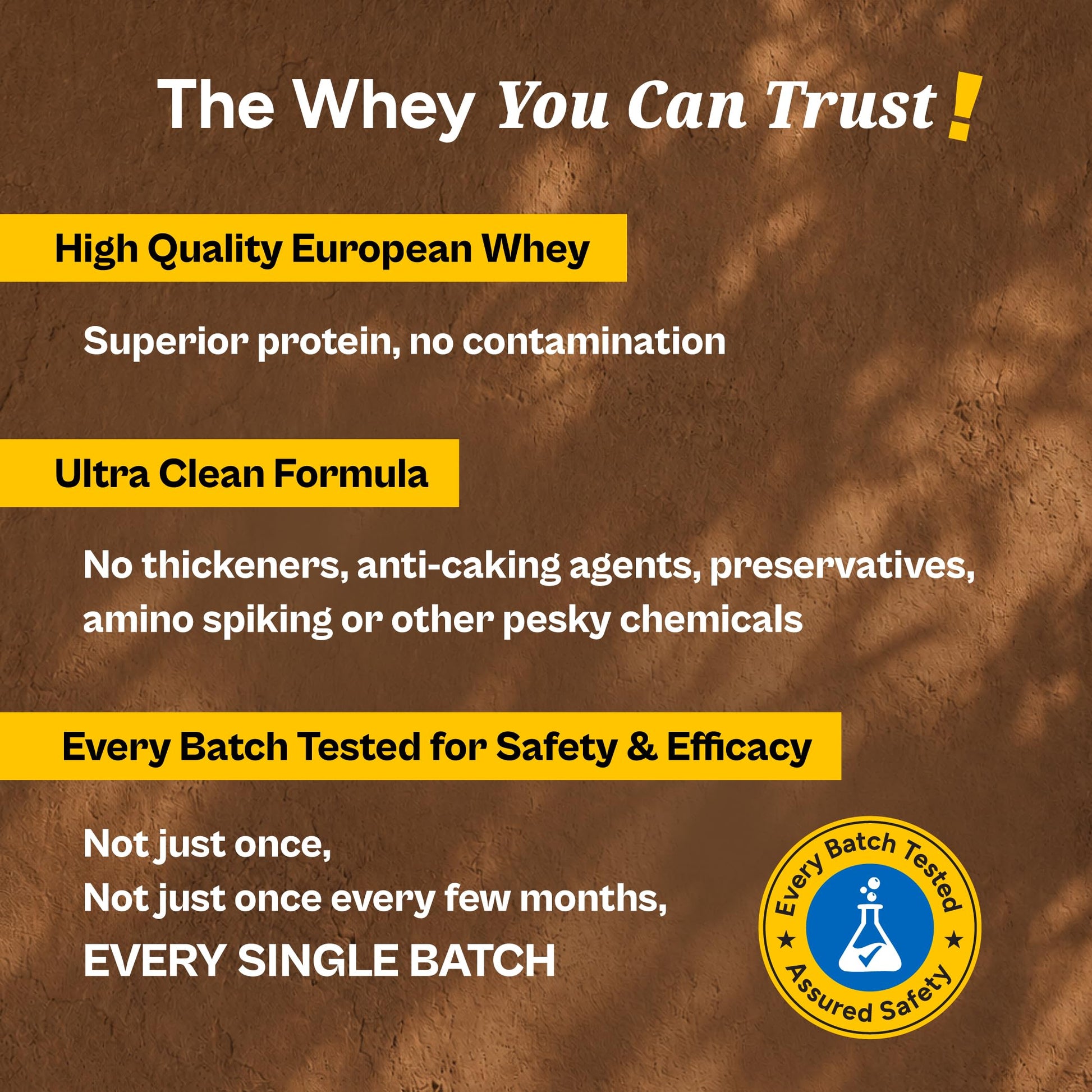 TATA 1MG Ultra Clean Whey Protein Concentrate Powder, 1kg, 24g Protein, 4.8g BCAA, 30B CFU Probiotics, 28 Sachets - close-up 