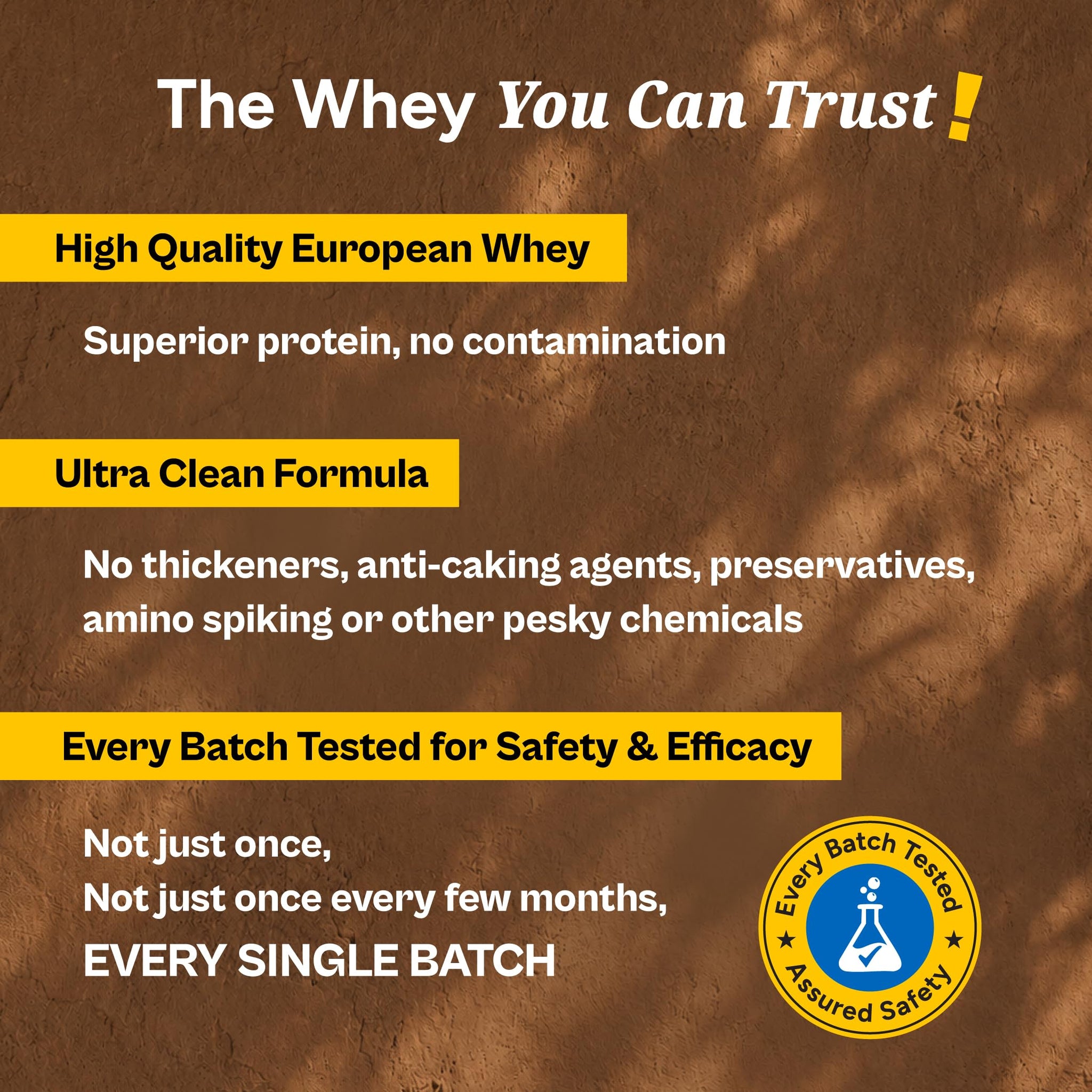 TATA 1MG Ultra Clean Whey Protein Concentrate Powder, 1kg, 24g Protein, 4.8g BCAA, 30B CFU Probiotics, 28 Sachets - close-up 
