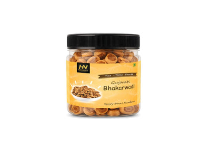 THAR NUTS ORGANIC Gujarati Mini Bhakarwadi, Traditional Indian Namkeen Snack, Crunchy Gluten-Free Spirals
