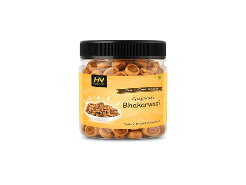 THAR NUTS ORGANIC Gujarati Mini Bhakarwadi, Traditional Indian Namkeen Snack, Crunchy Gluten-Free Spirals