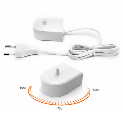 The AutoStory Oral-B Electric Toothbrush Replacement Charger, Universal Voltage 110-240V, Waterproof, Travel-Friendly, Compat