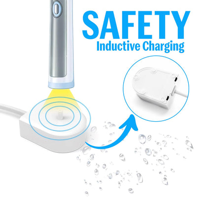 The AutoStory Oral-B Electric Toothbrush Replacement Charger, Universal Voltage 110-240V, Waterproof, Travel-Friendly, Compat