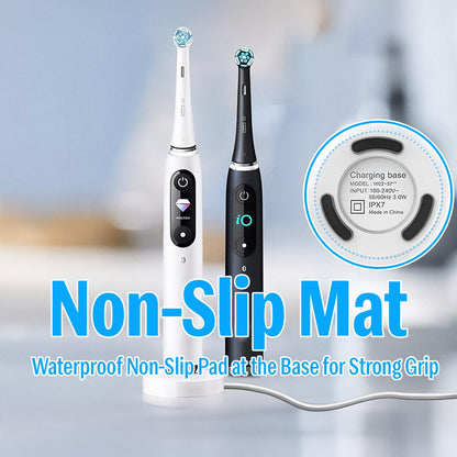 The AutoStory Oral-B Electric Toothbrush Replacement Charger, Universal Voltage 110-240V, Waterproof, Travel-Friendly, Compat
