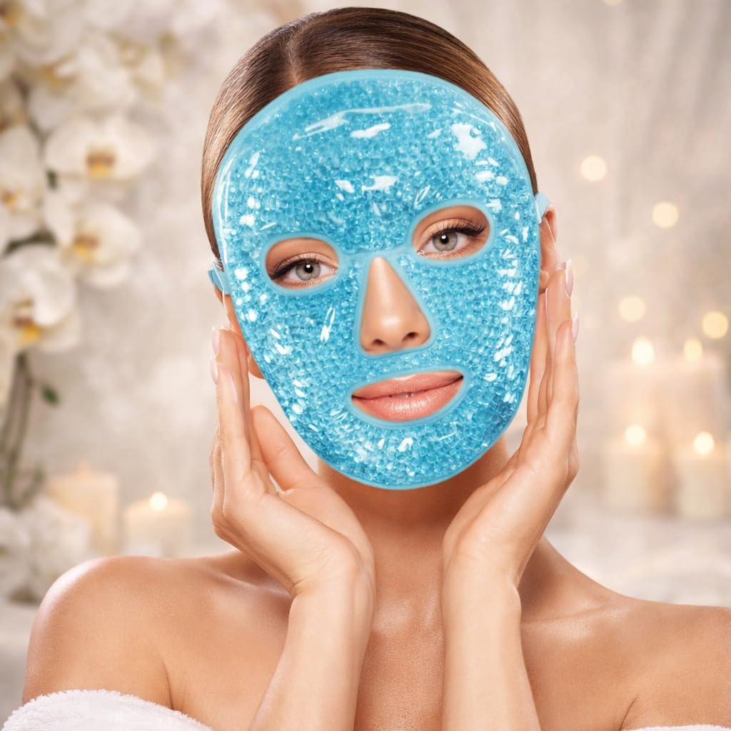 THE CLOTHING DOOR Hydrogel Face Mask, 34ml, Overnight Sheet Mask - Cold Face Mask for Women - front view (10)