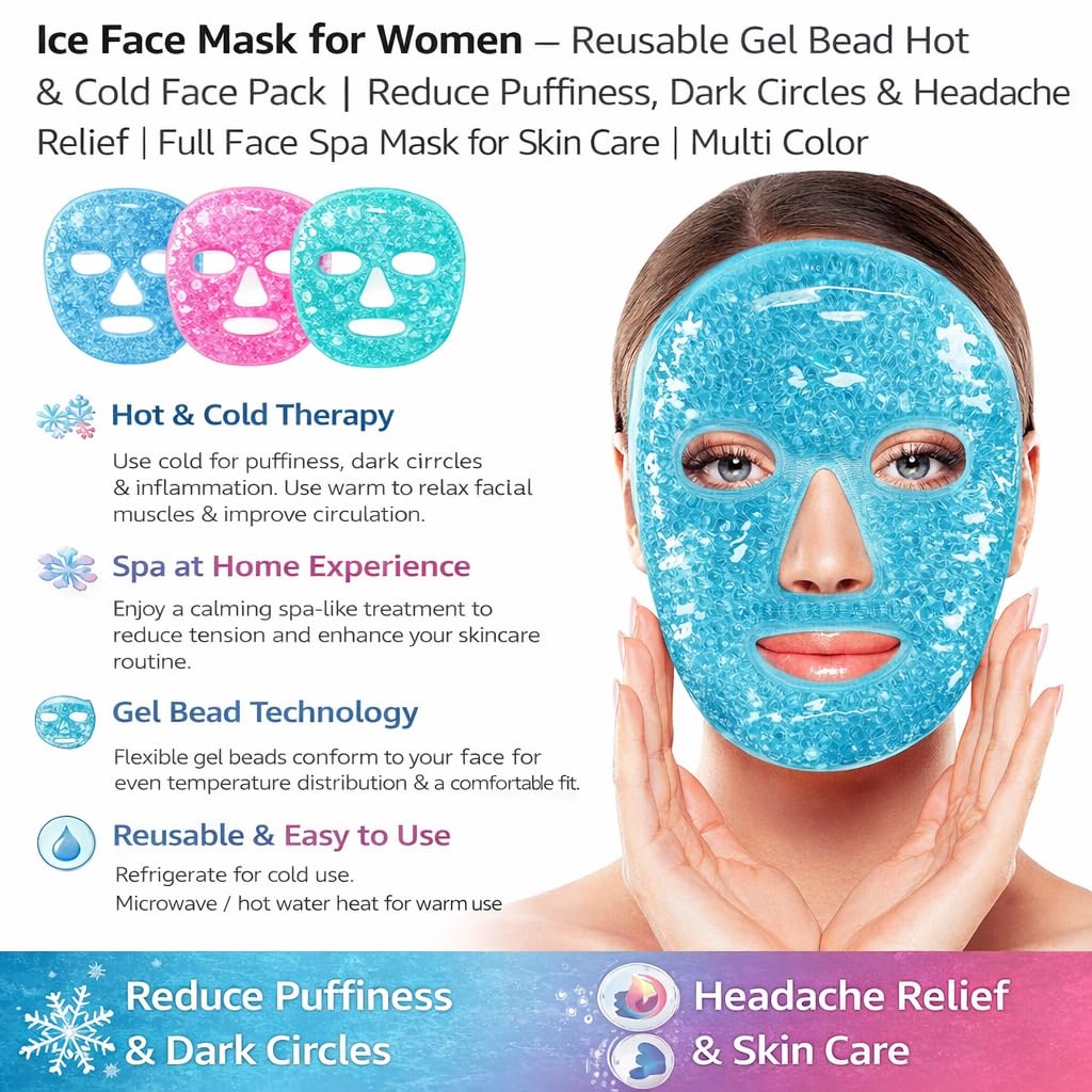 THE CLOTHING DOOR Hydrogel Face Mask, 34ml, Overnight Sheet Mask - Cold Face Mask for Women - ingredients panel (14)