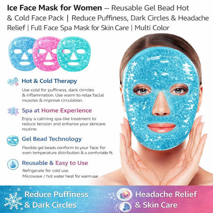 THE CLOTHING DOOR Hydrogel Face Mask, 34ml, Overnight Sheet Mask - Cold Face Mask for Women - ingredients panel (14)