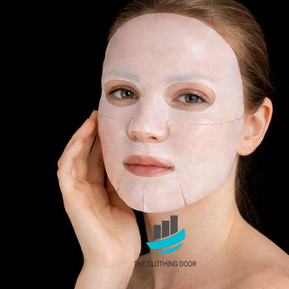 THE CLOTHING DOOR Hydrogel Face Mask, 34ml, Overnight Sheet Mask - Cold Face Mask for Women - front view