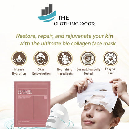THE CLOTHING DOOR Hydrogel Face Mask, 34ml, Overnight Sheet Mask - Cold Face Mask for Women - size and scale