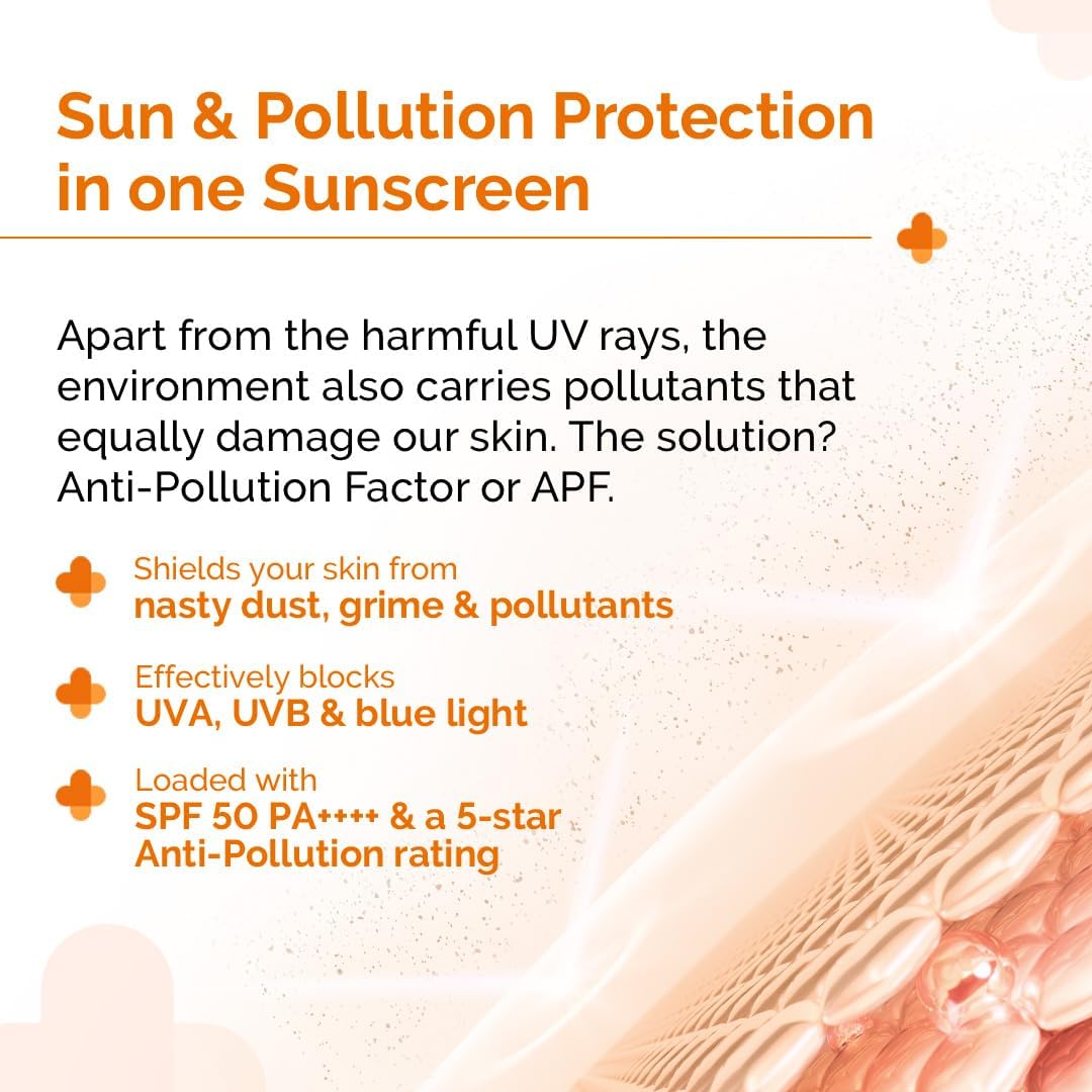 The Derma Co 1% Hyaluronic Sunscreen Aqua Gel SPF 50 PA++++, Broad Spectrum Sunscreen, Hydrating, Fragrance-Free - front view