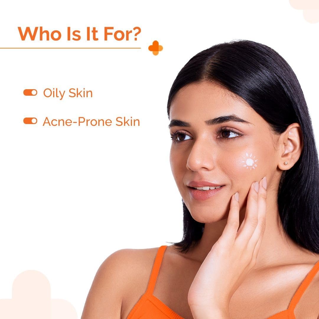 The Derma Co 1% Hyaluronic Sunscreen Oil-Free Matte Gel SPF 50 PA++++ for Oily Acne-Prone Skin - back view (11)