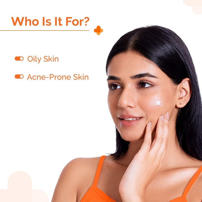 The Derma Co 1% Hyaluronic Sunscreen Oil-Free Matte Gel SPF 50 PA++++ for Oily Acne-Prone Skin - back view (11)