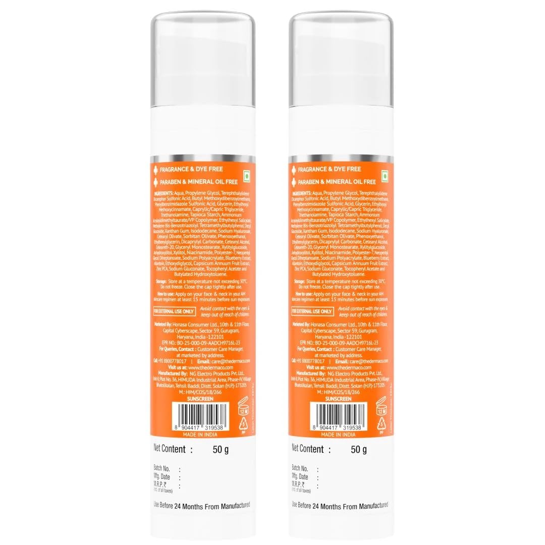 The Derma Co 1% Hyaluronic Sunscreen Oil-Free Matte Gel SPF 50 PA++++ for Oily Acne-Prone Skin - size and scale (17)