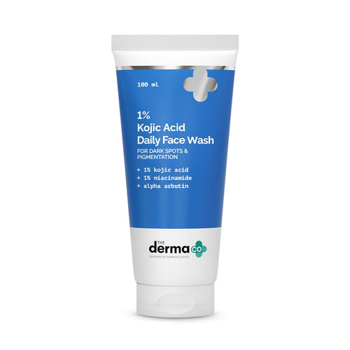 The Derma Co 1% Kojic Acid Face Wash with Niacinamide & Alpha Arbutin, Unisex Face Wash for All Skin Types