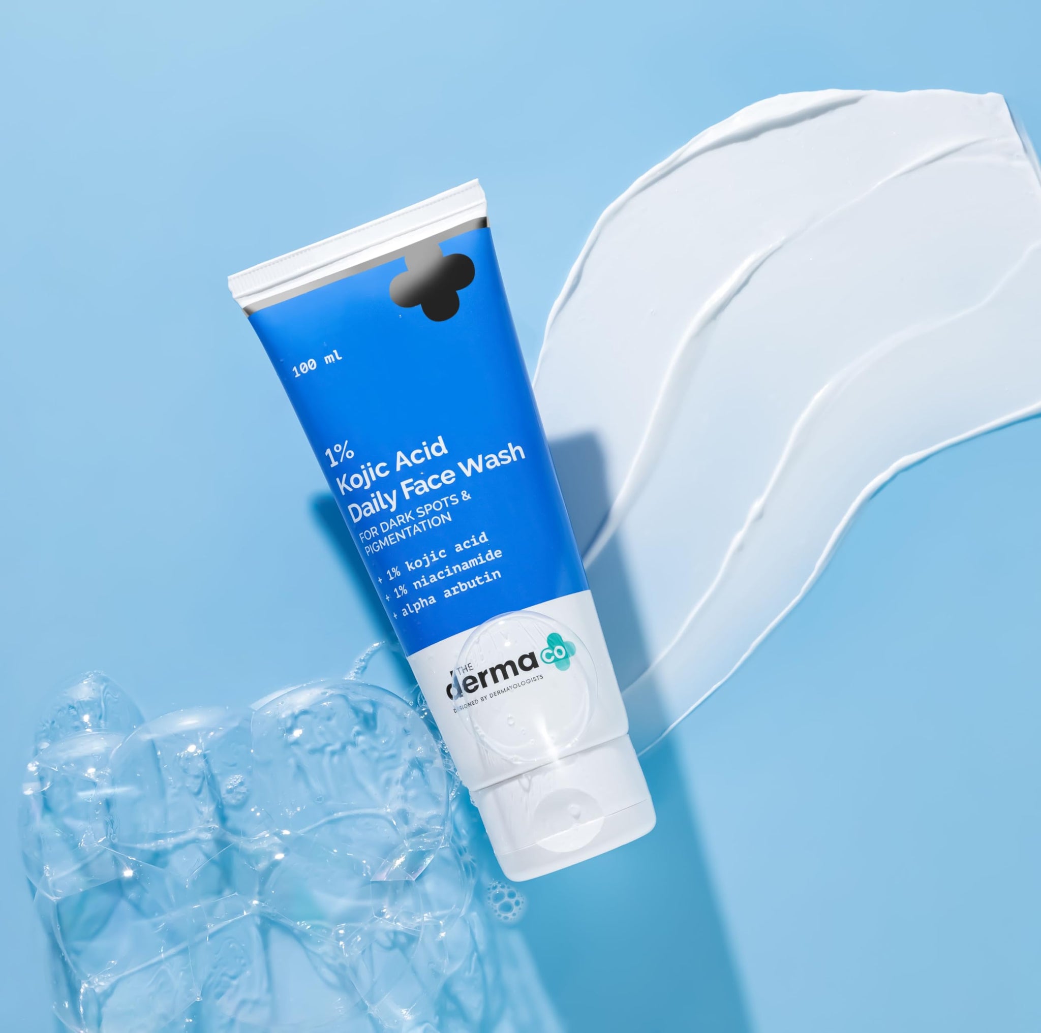 The Derma Co 1% Kojic Acid Face Wash with Niacinamide & Alpha Arbutin, Unisex Face Wash for All Skin Types - front view (11)