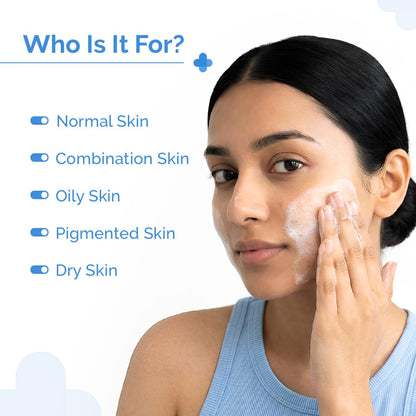 The Derma Co 1% Kojic Acid Face Wash with Niacinamide & Alpha Arbutin, Unisex Face Wash for All Skin Types - front view