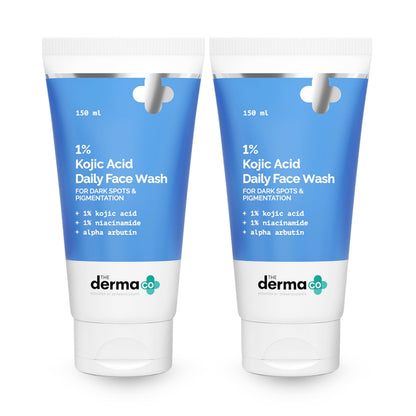 The Derma Co 1% Kojic Acid Face Wash with Niacinamide & Alpha Arbutin, Unisex Face Wash for All Skin Types (24)