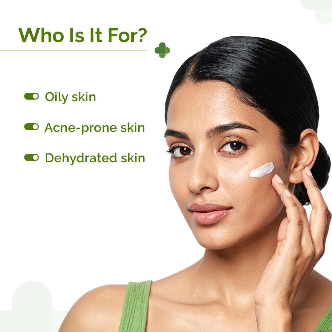The Derma Co 1% Salicylic Acid Oil-Free Face Moisturizer with Oat Extract, 50g - front view