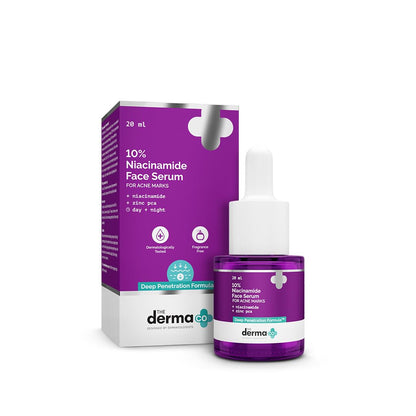 The Derma Co 10% Niacinamide Serum with 2% Zinc, Facial Serum, Multiple Sizes (10)