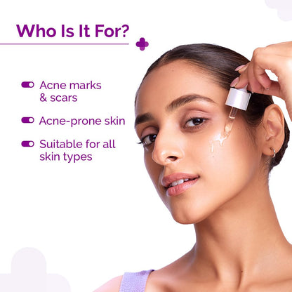 The Derma Co 10% Niacinamide Serum with 2% Zinc, Facial Serum, Multiple Sizes - back view (12)