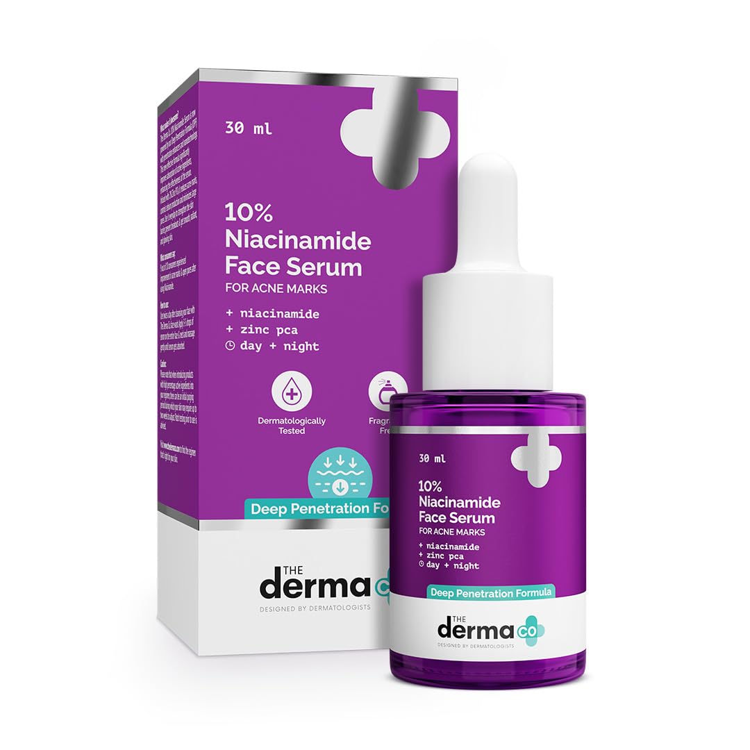 The Derma Co 10% Niacinamide Serum with 2% Zinc, Facial Serum, Multiple Sizes (18)