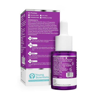 The Derma Co 10% Vitamin C Face Serum with 5% Niacinamide and Hyaluronic Acid - size and scale