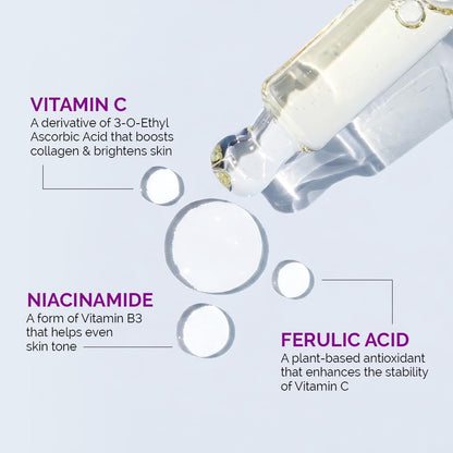 The Derma Co 10% Vitamin C Face Serum with 5% Niacinamide and Hyaluronic Acid - front view (8)