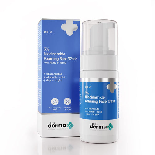 The Derma Co 3% Niacinamide Foaming Face Wash, 100 ml, for All Skin Types