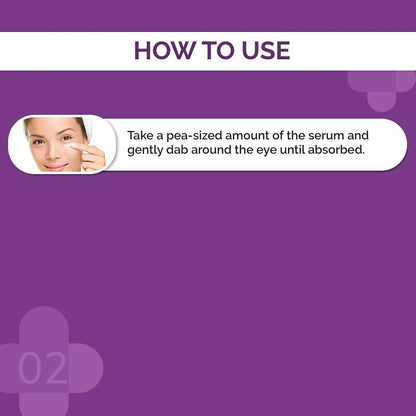 The Derma Co 5% Caffeine Under Eye Serum with Retinol & Peptide, 15ml Face Serum - close-up detail