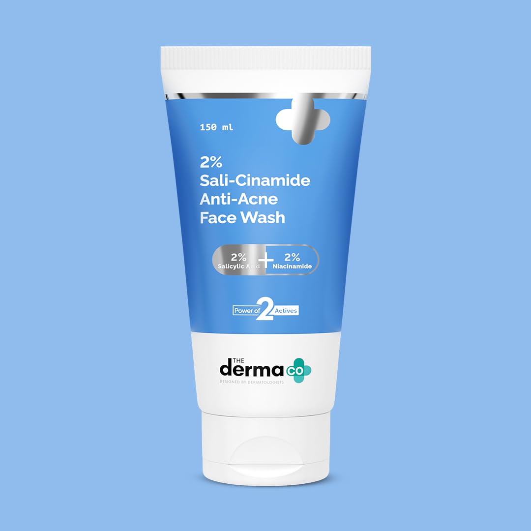 The Derma Co Sali-Cinamide Face Wash, 2% Salicylic Acid & 2% Niacinamide, Facial Cleanser - size and scale (15)