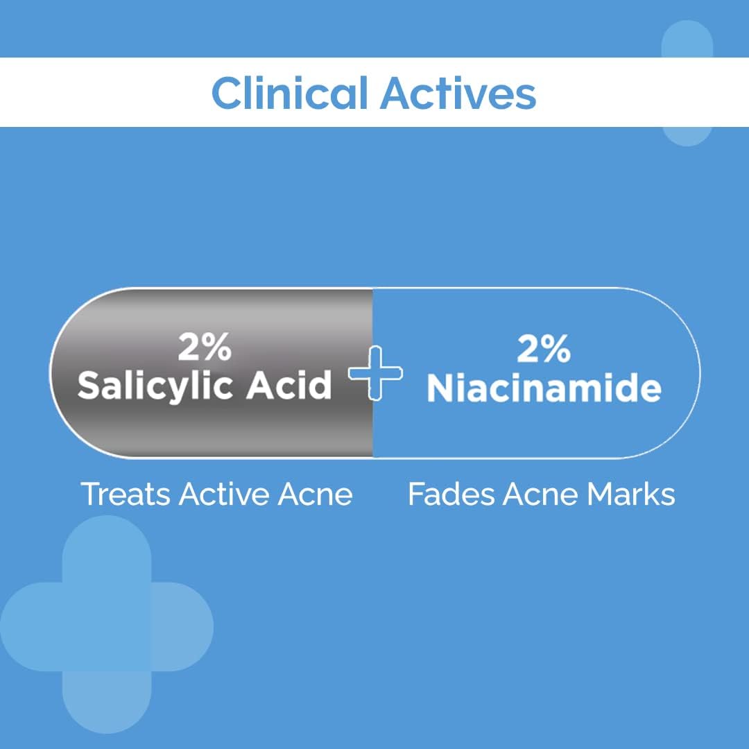 The Derma Co Sali-Cinamide Face Wash, 2% Salicylic Acid & 2% Niacinamide, Facial Cleanser - back view (18)