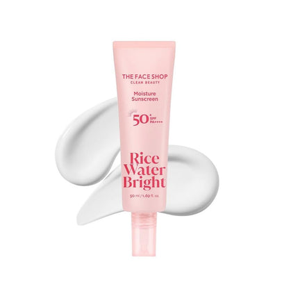 The Face Shop Rice Water Bright Sunscreen SPF 50+ PA++++, 50ml, Korean Sun Cream
