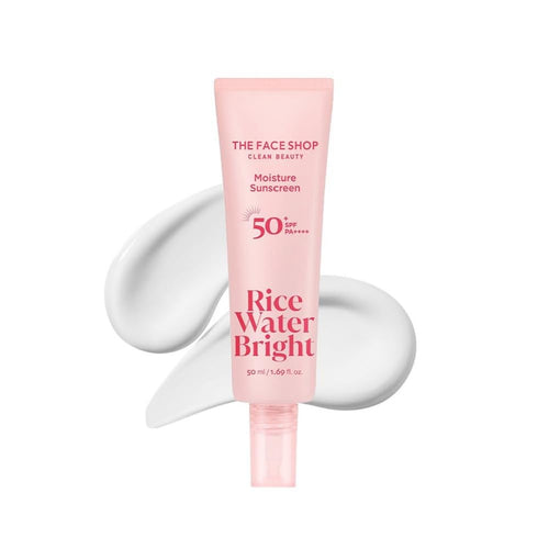 The Face Shop Rice Water Bright Sunscreen SPF 50+ PA++++, 50ml, Korean Sun Cream