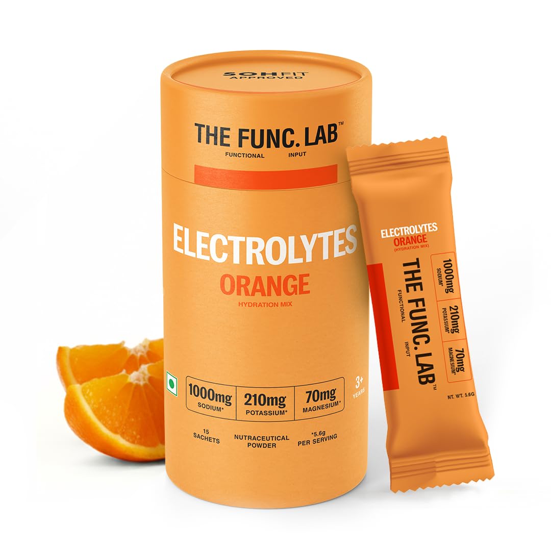 The Func. Lab Daily Electrolytes - Assorted | 15 Sachets | Instant Hydration Powder with Sodium, Potassium, Magnesium | Sugar