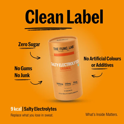 The Func. Lab Daily Electrolytes - Assorted | 15 Sachets | Instant Hydration Powder with Sodium, Potassium, Magnesium | Sugar