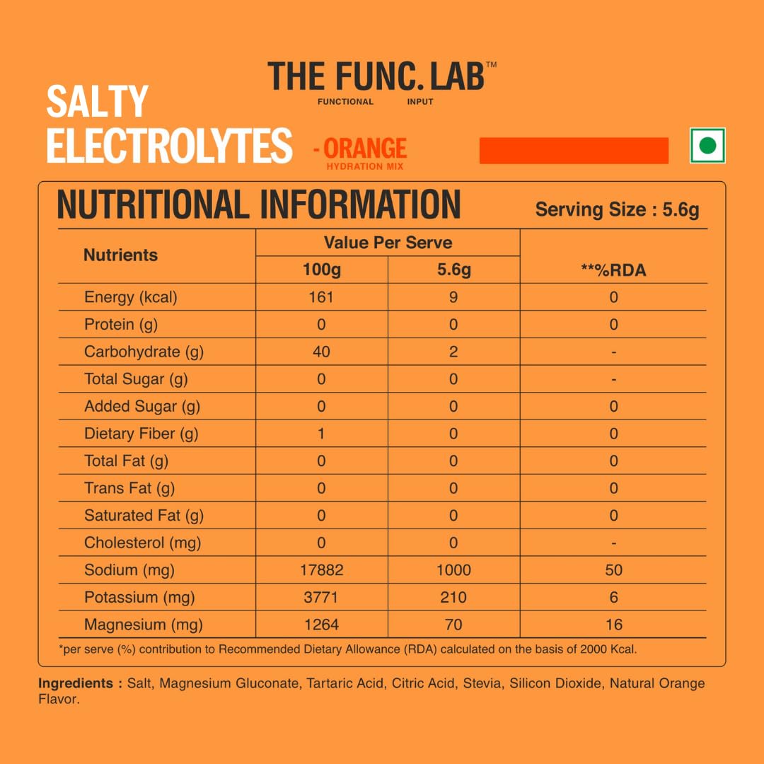 The Func. Lab Daily Electrolytes - Assorted | 15 Sachets | Instant Hydration Powder with Sodium, Potassium, Magnesium | Sugar