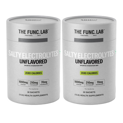 The Func. Lab Daily Electrolytes - Assorted | 15 Sachets | Instant Hydration Powder with Sodium, Potassium, Magnesium | Sugar