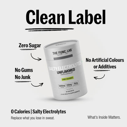 The Func. Lab Daily Electrolytes - Assorted | 15 Sachets | Instant Hydration Powder with Sodium, Potassium, Magnesium | Sugar