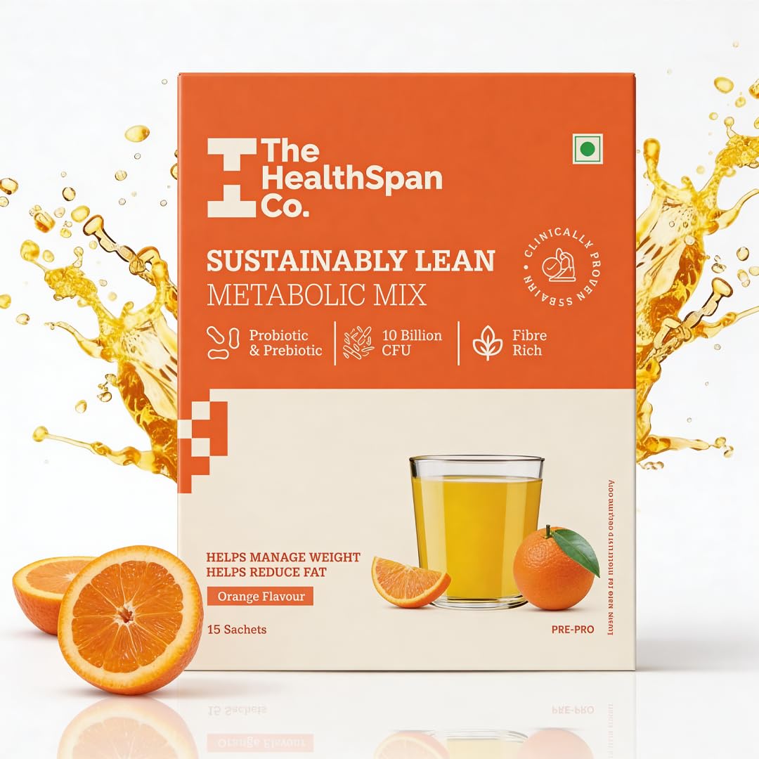 The Healthspan Co. Relief From Digestive Issues,Gas,Bloating,Acidity & Constipation|3 Bn Cfu Of Probiotic|Digestive Enzymes &