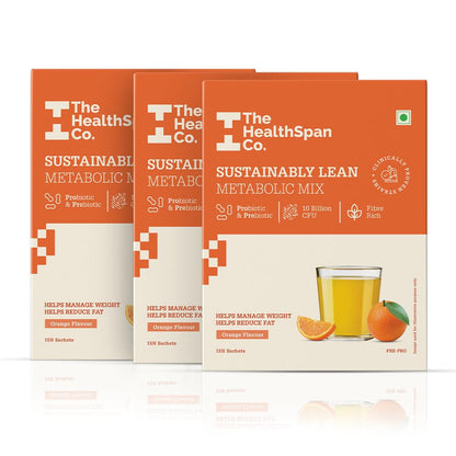 The Healthspan Co. Relief From Digestive Issues,Gas,Bloating,Acidity & Constipation|3 Bn Cfu Of Probiotic|Digestive Enzymes &