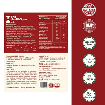 The Healthspan Co. Relief From Digestive Issues,Gas,Bloating,Acidity & Constipation|3 Bn Cfu Of Probiotic|Digestive Enzymes &