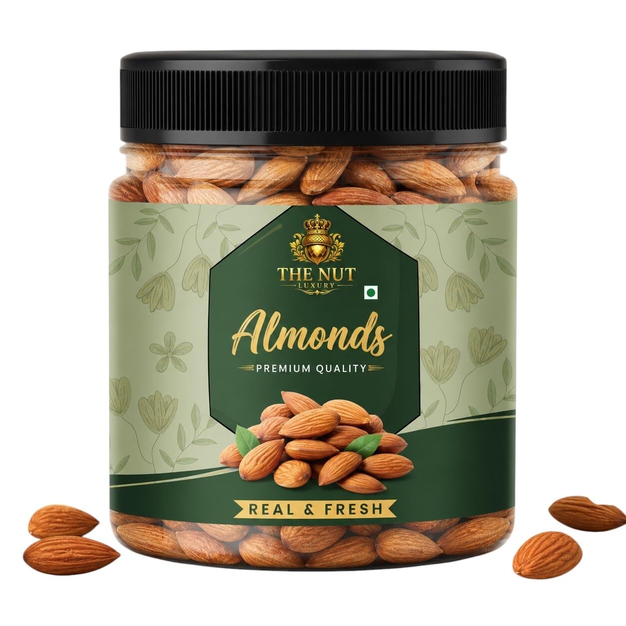THE NUT Pure California Almonds, Whole Almond Kernels, Dry Fruit Snack