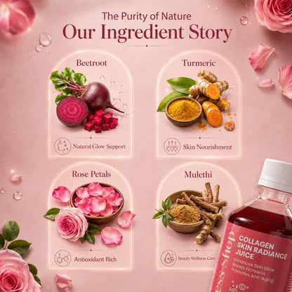 The Wellness Shop Collagen Juice with Biotin, Hyaluronic Acid & Vitamin C, 500ml Liquid Supplement - close-up detail
