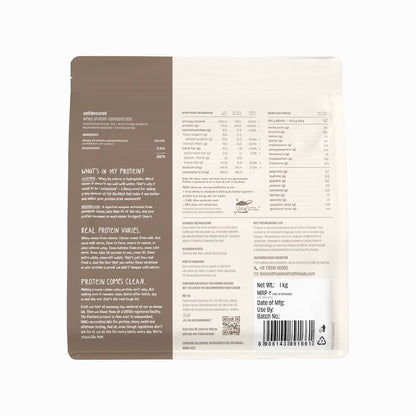 The Whole Truth Whey Protein Concentrate Powder, Unflavoured, 1kg, 26g Protein Per Scoop - in use