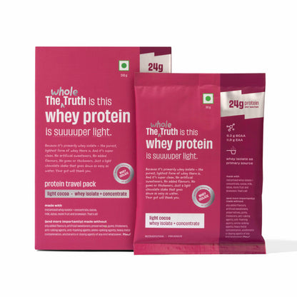 The Whole Truth Whey Protein Powder, 24g Protein Per Scoop, Isolate Concentrate Blend, Third Party Lab Tested, Adult Suppleme