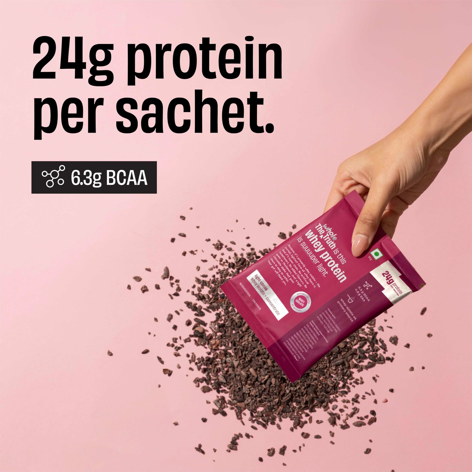 The Whole Truth Whey Protein Powder, 24g Protein Per Scoop, Isolate Concentrate Blend, Third Party Lab Tested, Adult Suppleme