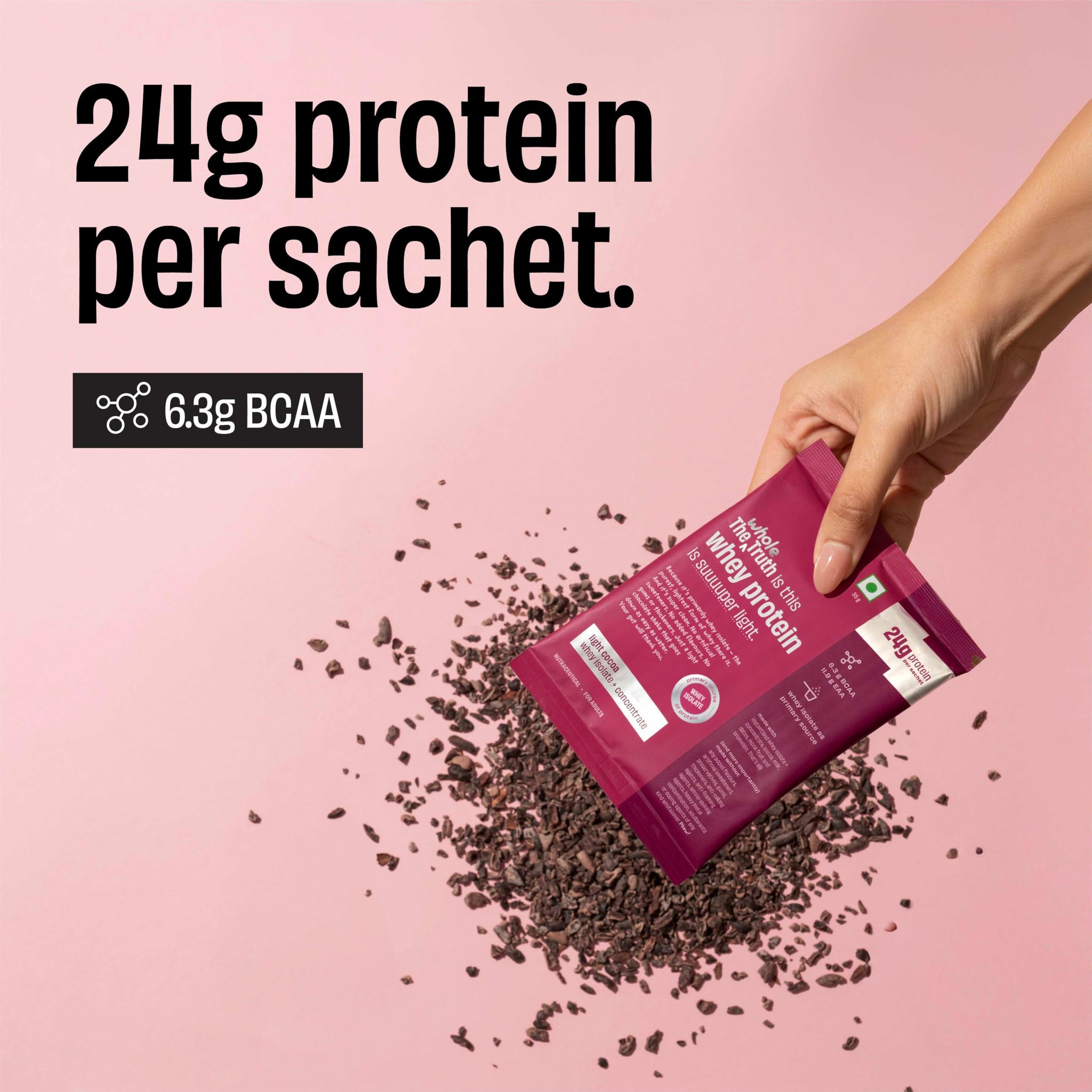 The Whole Truth Whey Protein Powder, 24g Protein Per Scoop, Isolate Concentrate Blend, Third Party Lab Tested, Adult Suppleme