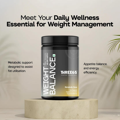 Three65 Weight Balance Herbal Formula Nutritional Supplement, 60-Day Supply - packaging