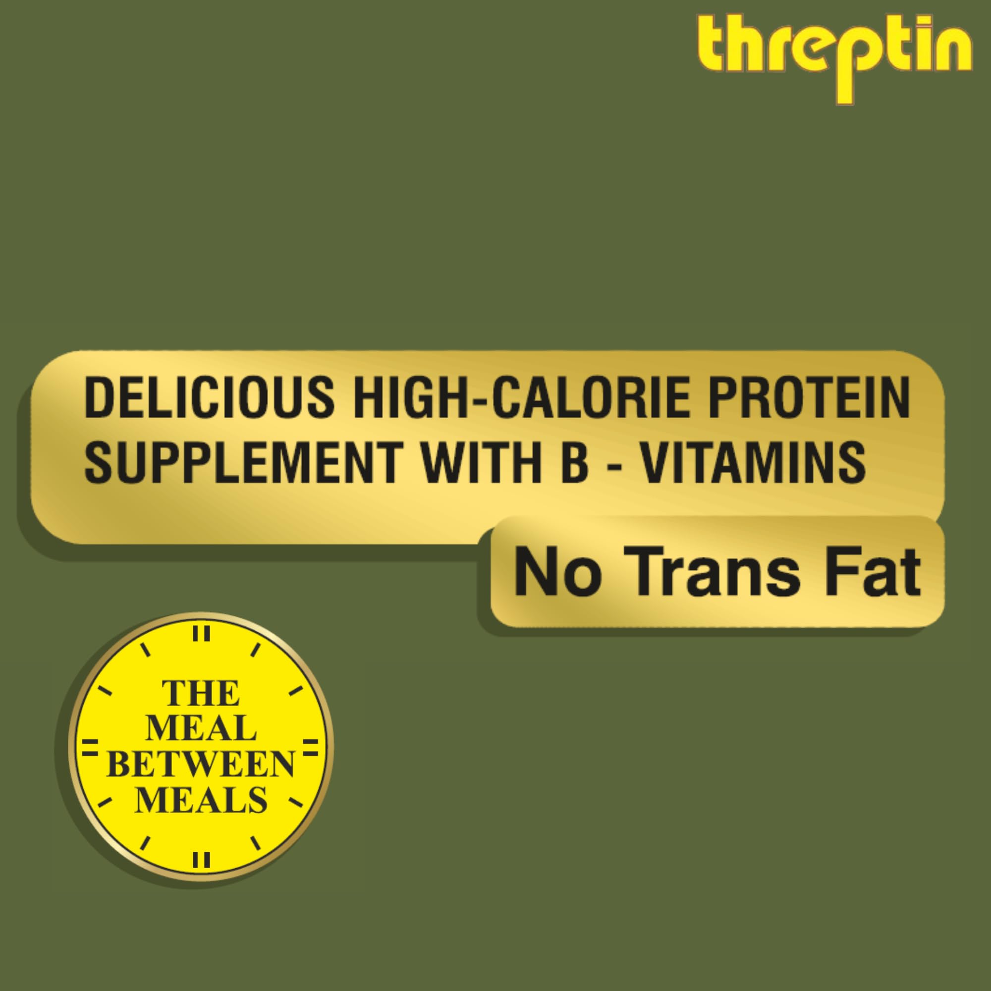 THREPTIN Protein Diskettes, Vanilla Flavor, 275g (Pack of 1), High-Protein Snack - label detail